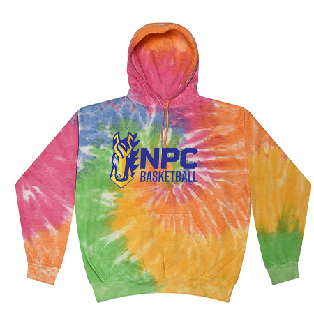 NPC Basketball Adult Tie Dye Fleece Pullover - Image 13