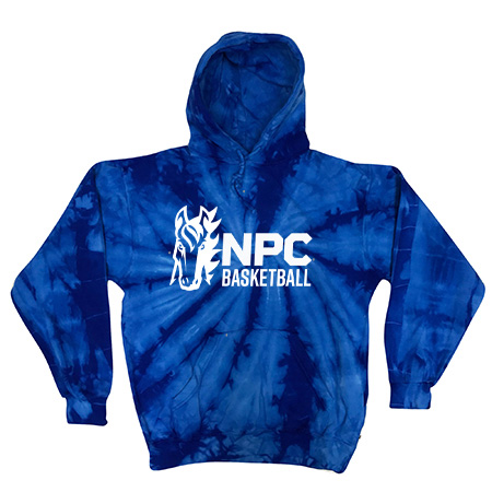 NPC Basketball Adult Tie Dye Fleece Pullover - Image 6