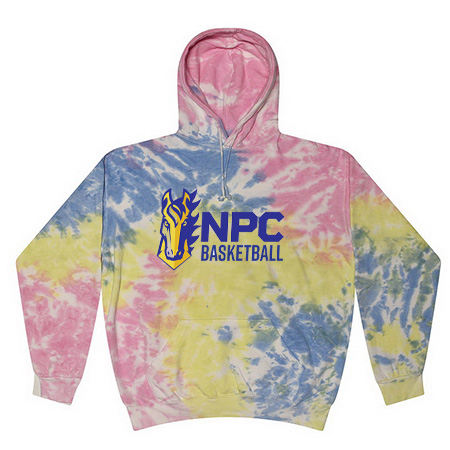NPC Basketball Adult Tie Dye Fleece Pullover - Image 39