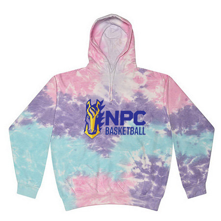 NPC Basketball Youth Youth Tie Dye Fleece Pullover - Image 6