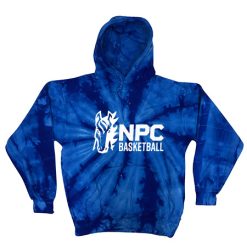 Alternative view of NPC Basketball Youth Youth Tie Dye Fleece Pullover