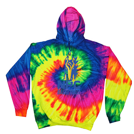 NPC Basketball Youth Youth Tie Dye Fleece Pullover - Image 20