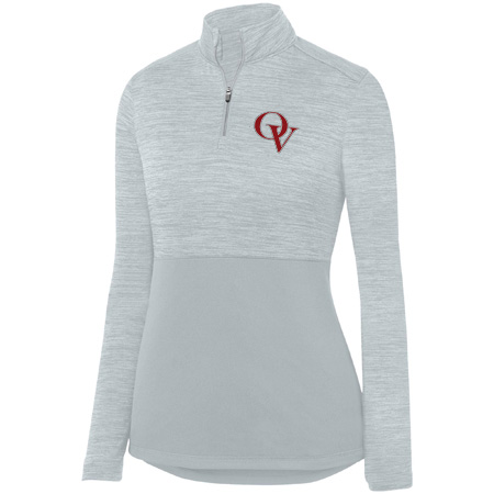 Orchard View Ladies Shadow Tonal Heather ¼ Zip Pullover - Image 6
