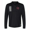 Orchard View Adult Adidas 3-Stripes Double Knit Quarter-Zip Pullover