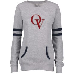 Alternative view of Orchard View  Ladies Varsity Fleece Crew Neck Pullover