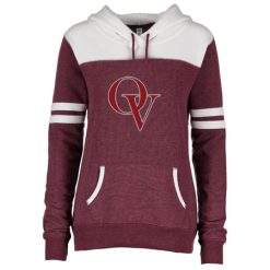 Orchard View Ladies Varsity Fleece Pullover Hood