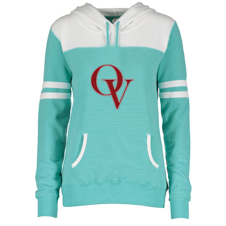 Orchard View Ladies Varsity Fleece Pullover Hood - Image 4