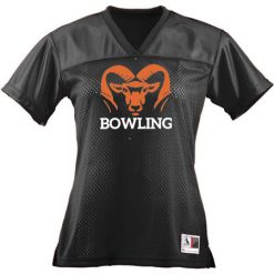 Alternative view of Rockford Bowling Ladies Junior Fit Replica Football Tee