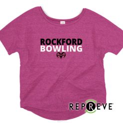 Alternative view of Rockford Bowling Ladies Triblend Flowy Tee
