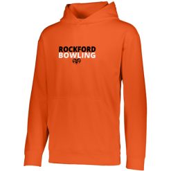 Alternative view of Rockford Bowling Adult Wicking Fleece Hoodie