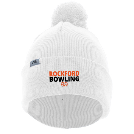 Rockford Bowling KNIT FOLD OVER POM-POM BEANIE - Image 20