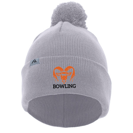 Rockford Bowling KNIT FOLD OVER POM-POM BEANIE - Image 15