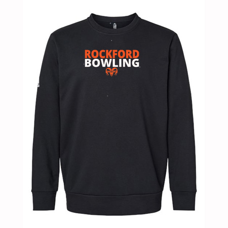 Rockford Bowling Adidas Fleece Crewneck Sweatshirt - Image 3