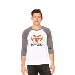Rockford Bowling Unisex 3/4 Sleeve Baseball Tee