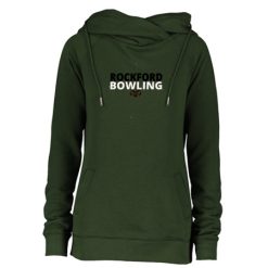 Alternative view of Rockford Bowling Ladies Classic Fleece Funnel Neck Pullover Hood