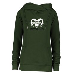 Rockford Bowling Ladies Classic Fleece Funnel Neck Pullover Hood