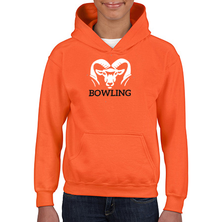 Rockford Bowling Youth Heavy Blend™ Youth Hooded Sweatshirt - Image 2