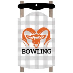 Alternative view of Rockford Bowling Sled Ornament