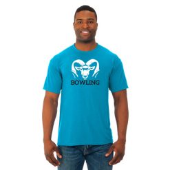 Alternative view of Rockford Bowling Adult DRI-POWER Poly T-Shirt