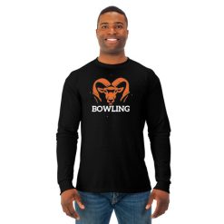Alternative view of Rockford Bowling Adult DRI-Power Long Sleeve Poly T-Shirt