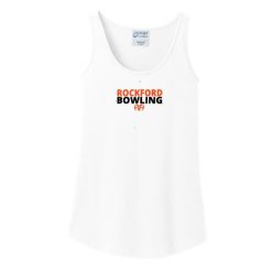 Alternative view of Rockford Bowling Ladies Ladies Core Cotton Tank Top