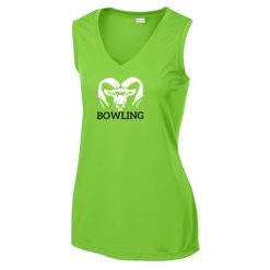 Alternative view of Rockford Bowling Ladies Ladies Sleeveless PosiCharge® Competitor™ V-Neck Tee