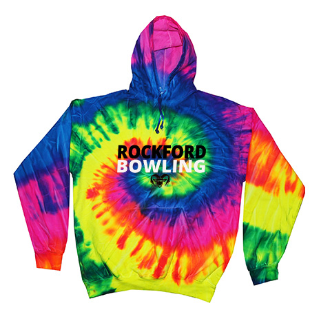 Rockford Bowling Youth Youth Tie Dye Fleece Pullover - Image 10