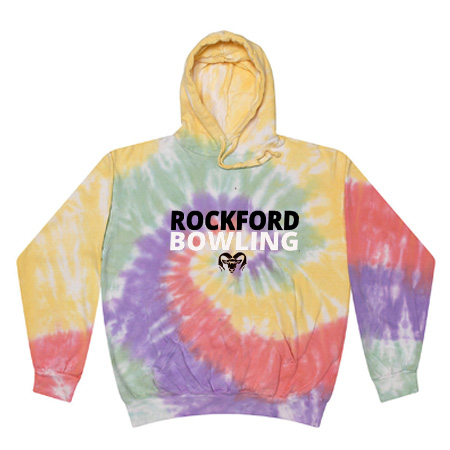 Rockford Bowling Youth Youth Tie Dye Fleece Pullover - Image 15