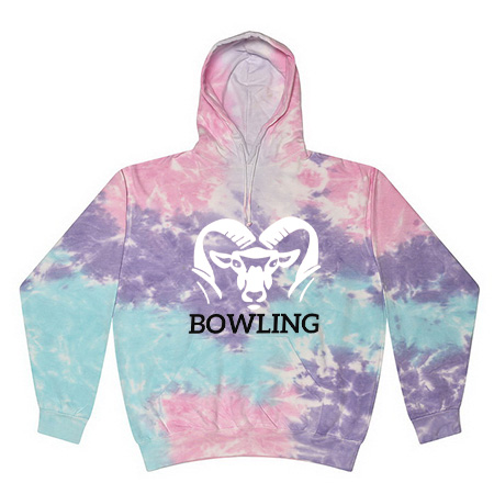 Rockford Bowling Youth Youth Tie Dye Fleece Pullover - Image 9