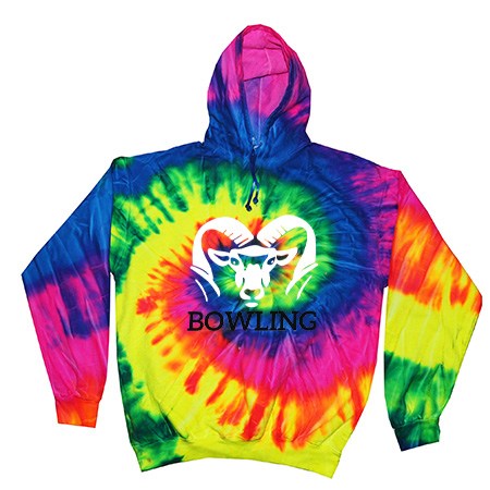Rockford Bowling Youth Youth Tie Dye Fleece Pullover - Image 5