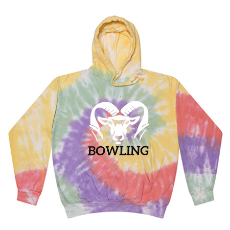 Rockford Bowling Youth Youth Tie Dye Fleece Pullover - Image 18