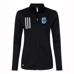 Alternative view of GR Christian lacrosse Ladies Adidas 3-Stripes Double Knit Full-Zip Pullover