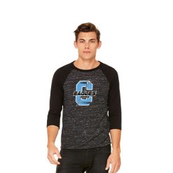 GR Christian lacrosse Unisex 3/4 Sleeve Baseball Tee