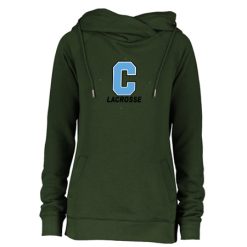 GR Christian lacrosse Ladies Classic Fleece Funnel Neck Pullover Hood