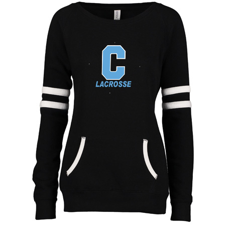 GR Christian lacrosse Ladies Varsity Fleece Crew Neck Pullover - Image 5