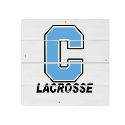 GR Christian lacrosse White Wood Pallet Coaster Set of 1 no holder - Image 2