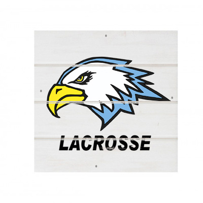 GR Christian lacrosse White Wood Pallet Coaster Set of 1 no holder - Image 3