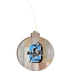 Alternative view of GR Christian lacrosse Light 4.18 X 3.86 Faux Wood Ornament
