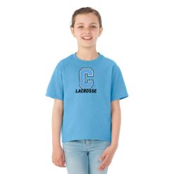 Alternative view of GR Christian lacrosse Youth DRI-Power Youth  Poly T-Shirt