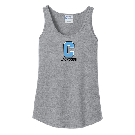 GR Christian lacrosse Ladies Ladies Core Cotton Tank Top - Image 14