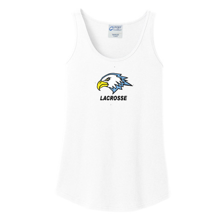 GR Christian lacrosse Ladies Ladies Core Cotton Tank Top - Image 13