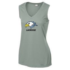 GR Christian lacrosse Ladies Ladies Sleeveless PosiCharge® Competitor™ V-Neck Tee