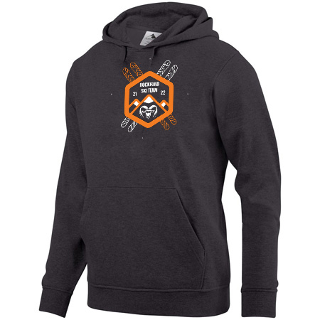 Rockford Ski Adult 60/40 Fleece Hoodie - Image 4