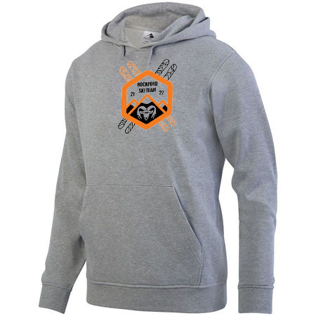 Rockford Ski Adult 60/40 Fleece Hoodie - Image 3