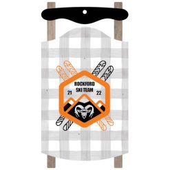 Rockford Ski Sled Ornament