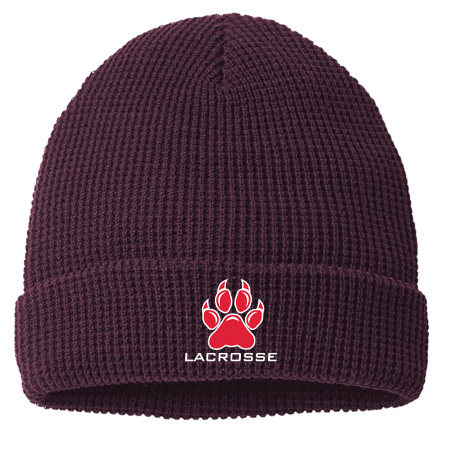 NV Girls Lacrosse Waffle Cuff Beanie - Image 3