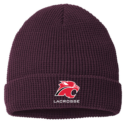 NV Girls Lacrosse Waffle Cuff Beanie - Image 2