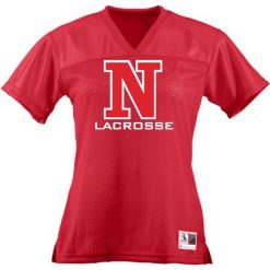 Alternative view of NV Girls Lacrosse Ladies Junior Fit Replica Football Tee