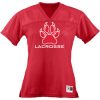 NV Girls Lacrosse Ladies Junior Fit Replica Football Tee