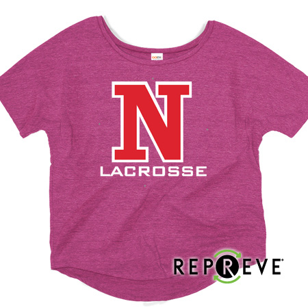 NV Girls Lacrosse Ladies Triblend Flowy Tee - Image 5